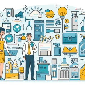 Estandarización de rutinas de limpieza corporativa