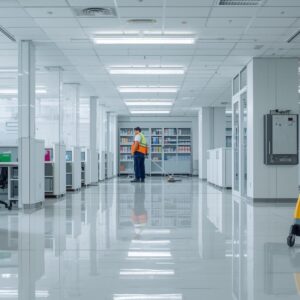 Supervisión básica de personal de limpieza corporativa